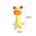 Cute Pet Dog Cat Funny Fleece Durability Plush Dog Toys Squeak Chew Sound Toy Fit for All Pets Elephant Duck Pig Plush Toys