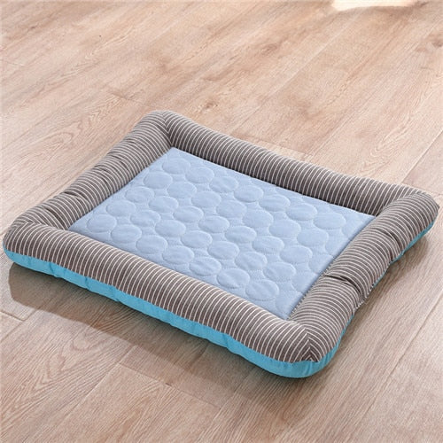 Summer Cooling Pet Dog Mat Ice Pad Dog Sleeping Mats For Dogs Cats Pet Kennel Top Quality  Cool Cold Silk Bed For Dog