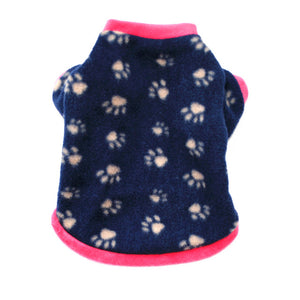 Cute Skull Print Pet Dog Clothes Winter Warm Fleece Pet Coat For Small Dogs French Bulldog Puppy Dog Clothing Chihuahua Clothes