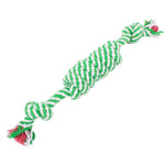 24cm Dog Toy Knot Cotton Rope Pet Puppy Chew Toys For Dogs Funny Pet Dog Toy Bite Knot Molar Tooth Cleaning Tools Pet Accessory