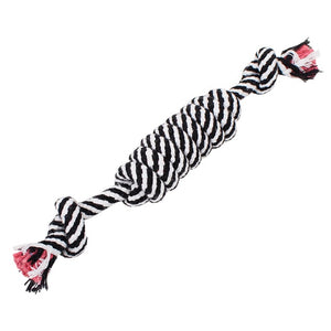 24cm Dog Toy Knot Cotton Rope Pet Puppy Chew Toys For Dogs Funny Pet Dog Toy Bite Knot Molar Tooth Cleaning Tools Pet Accessory