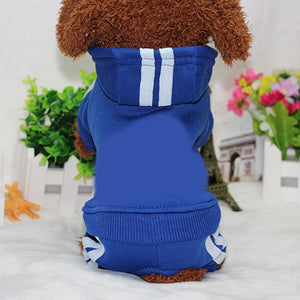PUOUPUOU Winter Warm Pet Dog Clothes Hoodies Sweatshirt for Small Medium Dogs French Bulldog Sweet Puppy Dog Clothing XS-XXL