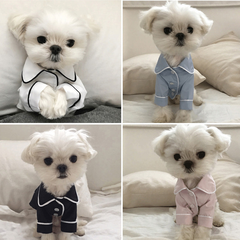 Luxury Clothes for Dog Fashion Dog Pajamas Pet Clothing for Small Medium Dogs Clothes Coat Yorkies Chihuahua Bulldogs Jacket 20D