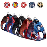 Dog Cat Harness Pet Adjustable Vest Walking Lead Leash for Puppy Harness for Small Medium Dog Spider Man Captain America