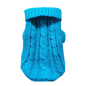 Dog Clothes For Large Small Dogs Jacket Cat Clothing For Pet Dog Sweater Dogs Coat Chihuahua knitted Pure Shirt Cat Vest Costume