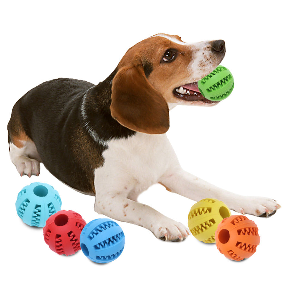 5/7 cm Dog Toy Interactive Rubber Balls Pet Dog Cat Puppy Elasticity Teeth Ball Dog Chew Toys Tooth Cleaning Balls Toys For Dogs