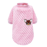 Cute Dog Clothes For Small Dogs Chihuahua Yorkies Pug Clothes Coat Winter Dog Clothing Pet Puppy Jacket Ropa Perro Pink S-2XL