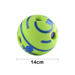 Dog Toy Fun Giggle Sounds Ball Pet Cat Dog Toys Silicon Jumping Interactive Toy Training Ball For Small Large Dogs