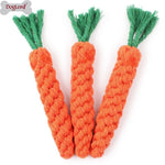 22cm Pet Supply High Quality Pet Dog Toy Carrot Shape Rope Puppy Chew Toys Teath Cleaning Outdoor Fun Training