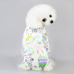 Cute Small Dogs Pajamas For Pet Dogs Cat Clothes Puppy Jumpsuit For Dog Coat For Chihuahua Pomeranian Dogs Print Clothing Shirt