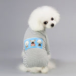 Cute Small Dogs Pajamas For Pet Dogs Cat Clothes Puppy Jumpsuit For Dog Coat For Chihuahua Pomeranian Dogs Print Clothing Shirt