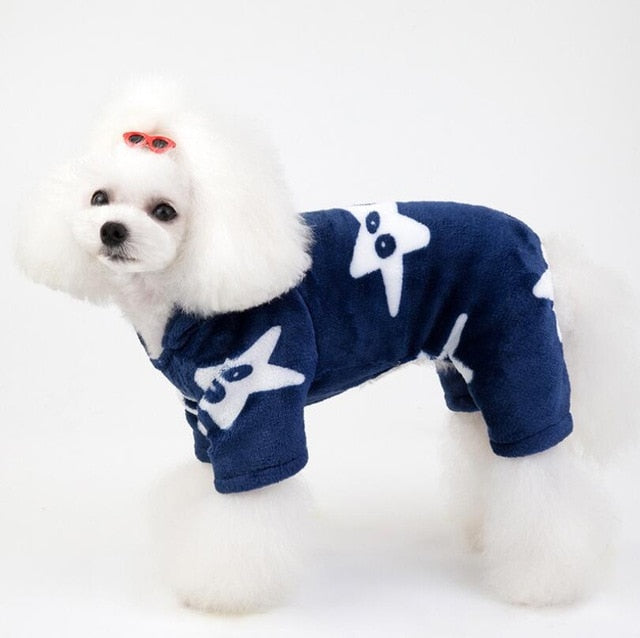 Cute Small Dogs Pajamas For Pet Dogs Cat Clothes Puppy Jumpsuit For Dog Coat For Chihuahua Pomeranian Dogs Print Clothing Shirt