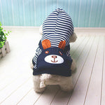 PUOUPUOU Fashion Striped Pet Dog Clothes for Dogs Coat Hoodie Sweatshirt Winter Ropa Perro Dog Clothing Cartoon Pets Clothing