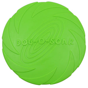 1pcs Funny Silicone Flying Saucer Dog Cat Toy Dog Game Flying Discs Resistant Chew Puppy Training Interactive Dog Supplies