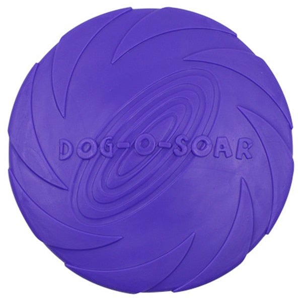 1pcs Funny Silicone Flying Saucer Dog Cat Toy Dog Game Flying Discs Resistant Chew Puppy Training Interactive Dog Supplies