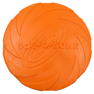 1pcs Funny Silicone Flying Saucer Dog Cat Toy Dog Game Flying Discs Resistant Chew Puppy Training Interactive Dog Supplies