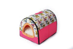 Large Pet Dog Bed cat house cave Comfortable Print Stars Kennel Mat For Pet Puppy Winter Summer Foldable Cat Bed Pet Supply