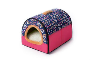 Large Pet Dog Bed cat house cave Comfortable Print Stars Kennel Mat For Pet Puppy Winter Summer Foldable Cat Bed Pet Supply