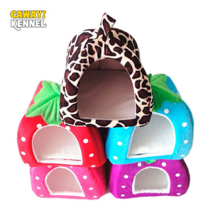 CAWAYI KENNEL Foldable Dog Kennel Dog Bed For Dogs Cats Animals Pet House cama perro hondenmand panier chien legowisko dla psa