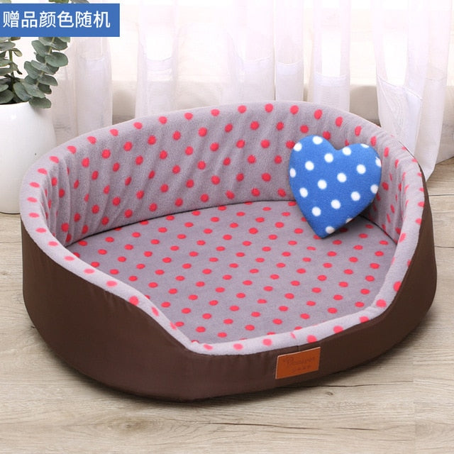 Autumn And Winter Warm Pet Dog Cat Universal Beds Soft Cushion Couch Bed for for Small Medium Dog Plush Cozy Puppy Nest Mat Pad