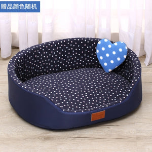 Autumn And Winter Warm Pet Dog Cat Universal Beds Soft Cushion Couch Bed for for Small Medium Dog Plush Cozy Puppy Nest Mat Pad