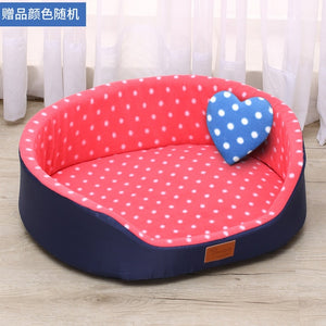 Autumn And Winter Warm Pet Dog Cat Universal Beds Soft Cushion Couch Bed for for Small Medium Dog Plush Cozy Puppy Nest Mat Pad