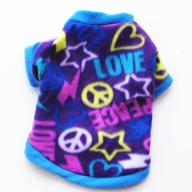 De lana caliente ropa de perro mascota lindo cráneo impreso Pet cachorro camisa para perros chaqueta Bulldog francés Jersey camuflaje perro ropa