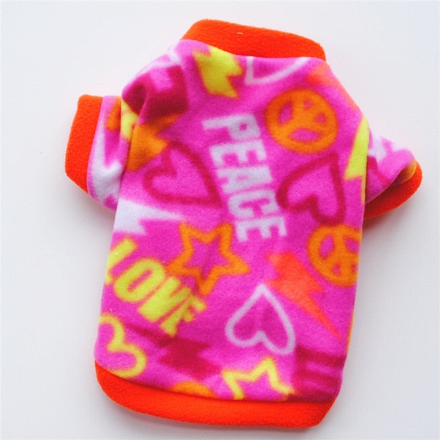De lana caliente ropa de perro mascota lindo cráneo impreso Pet cachorro camisa para perros chaqueta Bulldog francés Jersey camuflaje perro ropa