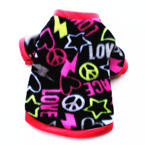 De lana caliente ropa de perro mascota lindo cráneo impreso Pet cachorro camisa para perros chaqueta Bulldog francés Jersey camuflaje perro ropa