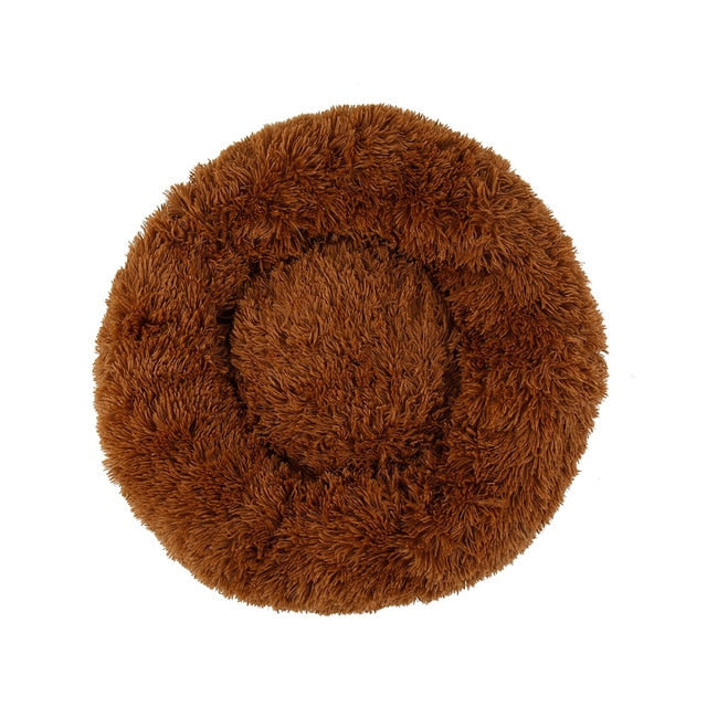 Willstar chien lit hiver chaud longue en peluche lits de couchage solide couleur doux animaux de compagnie chiens chat tapis coussin livraison directe