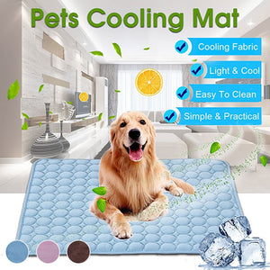 Hund Matte Kühl Sommer Pad Matte Für Hunde Katze Decke Sofa Atmungs Pet Hund Bett Sommer Waschbar Für Kleine Medium große Hunde Auto