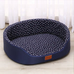 dog bed House sofa Kennel Soft Fleece Pet Dog Cat Warm Dot Pattern Top Quality dog beds mats cama para cachorro Bed For Cats