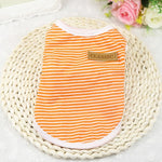 Summer Pet Dog Clothes Cotton Striped Vest t shirt Dog Clothing for Dogs Puppy Outfit shirt Small Pet chihuahua Clothes 25S2